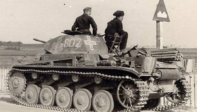 German PzKpfw II Ausf. C from 4th PzDiv photographed during German invasion of Poland, September 1939.